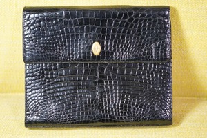 最高峰 Cartier カルティエ 鰐革 手帳カバー システム手帳