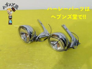 B241017J 純正パン.ショベル.GUIDE.スポットライト＆ブラケット 49-84年EL.FL.FLH.ハーレー.HARLEY