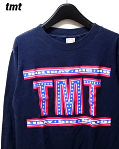 S【T. M. T L/S T-Shirt tmt Bigholiday Navy TMT ロンTシャツ カットソー TMT ビッグホリデー ネイビー 初期】