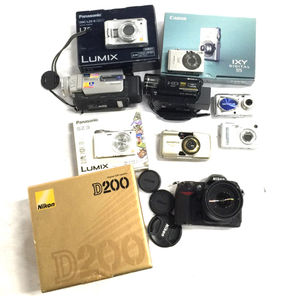 Nikon D200 Panasonic LUMIX DMC-SZ3 OLYMPUS μ ZOOM 105 含む カメラ まとめ セット