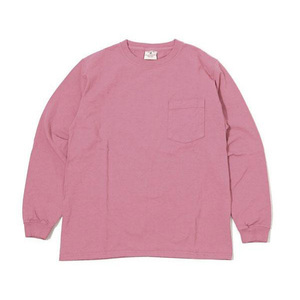 XLサイズ オールドピンク グッドウェア tシャツ ロング GOOD WEAR L/S POCKET TEE ヘビーウェイトTEE MADE IN U.S.A