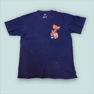 UT 半袖Tシャツ JEFF KOONS Ballon Dog(Orange) L ネイビー