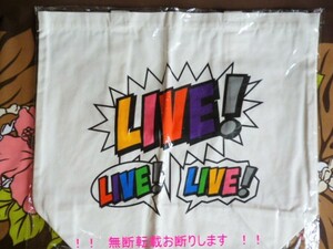 【送料無料】NEWS LIVE! LIVE! LIVE! NEWS DOME PARTY 2010 ショッピングバッグ 未開封/未使用 エコバッグ トートバッグ ショプバ