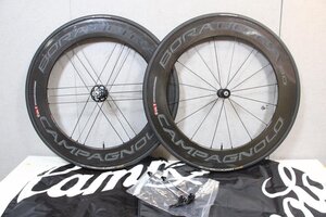 ○Campagnolo カンパニョーロ BORA ULTRA 80 RIM カンパフリー 11/12s対応 チューブラー カーボンホイールセット