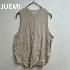 ✨ JUEMI ジュエミ ノースリーブ トップス カットソー ベージュ