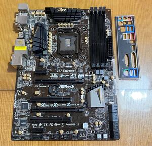 中古動作品 ASRock Z77 Extreme4 REV. G/A 1.05 Intel W77 LGA1155 ATXマザーボード Sandy Bridge Ivy Bridge