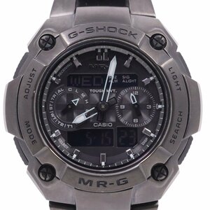 カシオ G-SHOCK MR-G ソーラー電波 メンズ 腕時計 アナデジ チタン ブラック MRG-7700B-1BJF【いおき質店】