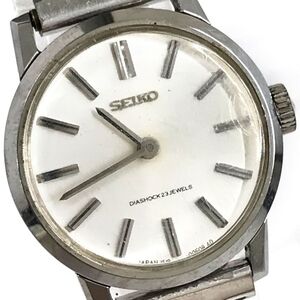 SEIKO セイコー 腕時計 2519-0060 手巻き 機械式 ラウンド シルバー ホワイト 23石 ヴィンテージ コレクション ウォッチ 動作確認済み