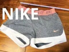 NIKE ドライ Lサイズ レディース ショートパンツ グレー ホワイト