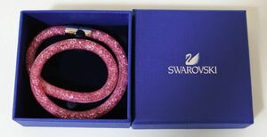 SWAROVSKI スワロフスキー ブレスレット ダブル スターダスト ピンク ２重巻 5139747 ymdnrk k kb0613