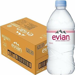 Evian(エビアン) 伊藤園 evian 硬水 ミネラルウォーター ペットボトル 750ml×12本 [正規輸入品]