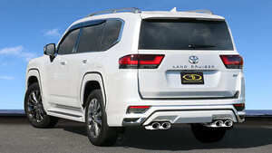 ガナドール ランクル ランドクルーザー 300 ガソリン車 3BA-VJA300W マフラー オールステンレス製 GDS-168MPO GANADOR Vertex 4WD SUV