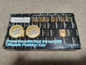 KING OF KEY PowerBookG3（WallStreet）専用キートップ　24金 天然ダイヤモンド　センチュリー