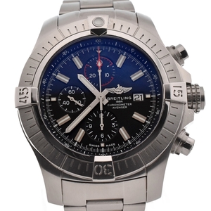 値下 ブライトリング BREITLING A13375101B1A1 スーパーアベンジャー クロノグラフ 自動巻き メンズ 美品 箱・保証書付き A#132682