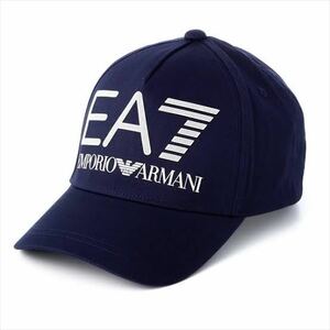 EMPORIO ARMANI アルマーニ　キャップ　ベースボールキャップ 帽子　ネイビー　EA7 新品タグ付き