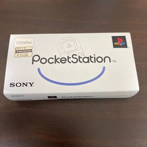 美品 未使用 ポケットステーション SCPH-4000 Crystal SONY プレイステーション クリスタル PS 動作未確認 当時物 レア PocketStation