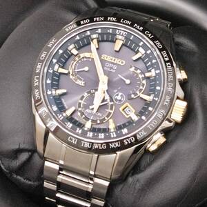 ●○#5181【SEIKO】セイコー ASTRON アストロン 腕時計 SSE073JX 8X53-0AB0 8Xシリーズ GPSソーラー 電波受信 セラミック チタン○●