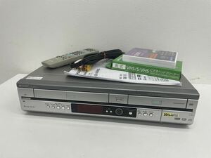 【オーバーホール済・中古品】SHARP シャープ DV-RW65 ビデオー体型 DVDレコーダー リモコン/取説付き