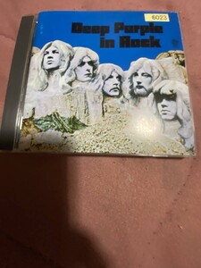 DEEP PURPLE (ディープパープル）CD 7曲入り IN ROCK レンタルアップ品