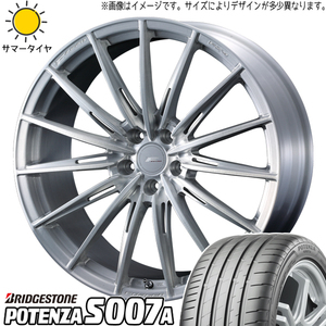 245/40R20 サマータイヤホイールセット レクサスLBX etc (BRIDGESTONE POTENZA S007a & FZERO FZ4 5穴 114.3)