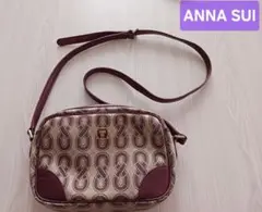 ANNA SUI コンビ 総柄 ショルダーバッグ