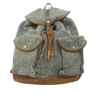 RRL ダブルアールエル ×Harris Tweed NEW RILEY BACK PACK ヴィテージ加工 ハリスツィード バッグパック【極上美品】【中古】