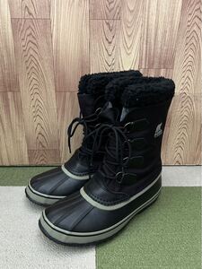 美品 SOREL ソレル スノーブーツ カリブー ブラック 黒 CARIBOU アウトドア NM1440-011 28㎝ US10