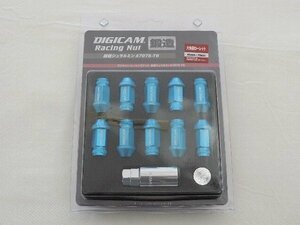 DIGICAM デジキャン レーシングナット ライトブルー M12×1.5 45mm 20本SET ホンダ ストリーム RN H12/10～H26/6