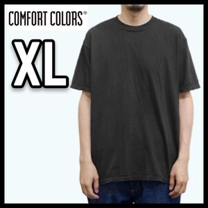 新品未使用 コンフォートカラーズ ガーメントダイ 6.1oz半袖Tシャツ 黒 XL サイズ COMFORT COLORS GARMENT DYE TEE