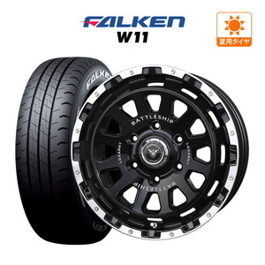 200系 ハイエース ホイール 4本セット BADX ロクサーニ バトルシップ ネオ FALKEN W11 215/65R16