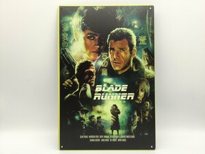 送料無料 ブレードランナー ポスター　充実の　金属製 メタルサインプレート 映画 ハリソンフォード　リドリースコット