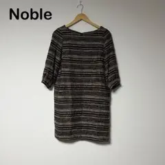 Noble 七分袖 ひざ丈ワンピース フレームワークス