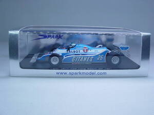 spark 1/43 Ligier JS17 Long Beach GP 1981 #25 Jean-Pierre Jabouille リジェ ジャブイーユ アメリカ西GP