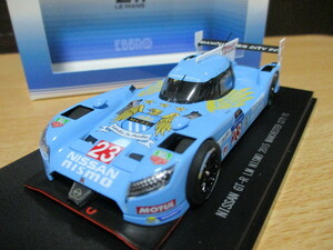 エブロ 　1/43 「 日産GT‐R ル・マン ニスモ 2015 」 #23 　マンチェスターシティFCカラー ・送料 400円 （レターパック発送）