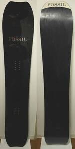 ★☆中古良品！ FOSSIL ALL MOUNTAIN 158cm 2013年モデル フォッシル オールマウンテン スノーボード パウダー 浮力◎ ウチヤマ製 即決