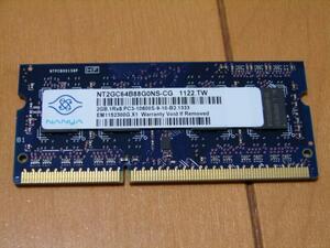 SO-DIMM 2GBx1 DDR3 PC3-10600 CL9.0(Nanya)