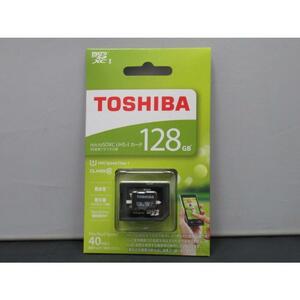 未使用 東芝 microSDXC UHS-Iカード メモリカード MSDAR40N128G TOSHIBA ②