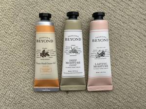 新品・未使用◆ビヨンド ハンドクリーム◆クラシックハンドクリーム PASSION & BEYOND 3本