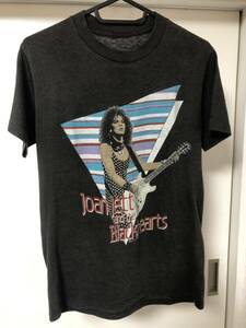 希少 JOAN JETT&the blackhearts ジョーン・ジェット・アンド・ブラックハーツ 1987年 Tシャツ ヴィンテージ ビンテージ バンド レコード