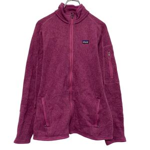 Patagonia フリース ジャケット パタゴニア レディース S~ ピンク フルジップ アウトドア 古着卸 アメリカ仕入 a610-6165