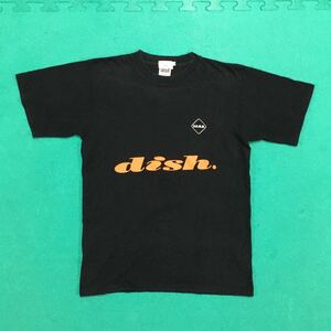 送料込 SOPH. F.C.R.B. dish プリントT Mサイズ black USED ソフ 米国製 anvil 半袖 Tシャツ 黒 アメカジ 古着 made in USA