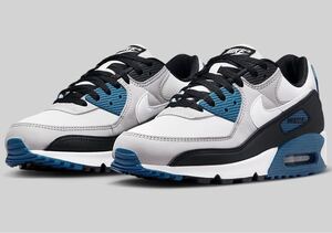 新品 送料込 NIKE AIR MAX 90 29cm/US11 白/灰/青 ナイキ エア マックス 90 RUN ランニング 箱無し