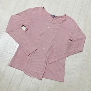 3909☆ LAURA ASHLEY ローラアシュレイ トップス 長袖Tシャツ カットソー レディース S ピンク