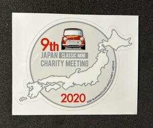 ★ 2020 9th JAPAN CLASSIC MINI CHARITY MEETING ステッカー/ BMC MINI / ミニクーパー / ローバーミニ★