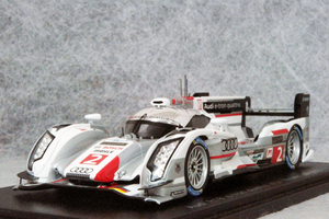 ● 1/43 アウディ 〓 R18 e-tron クワトロ 2013年 ルマン24時間 優勝車 #2 〓 AUDI Spark