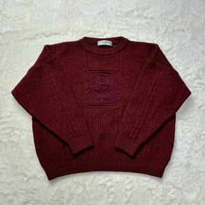 Burberry London Wool Knit Sweater size L バーバリー ニット セーター 長袖 ウール