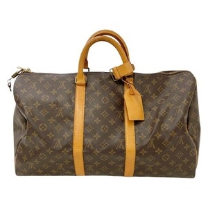 ◆◆ LOUIS VUITTON ルイヴィトン バッグ ボストンバッグ モノグラム キーポル 50 M41426 ブラウン やや傷や汚れあり