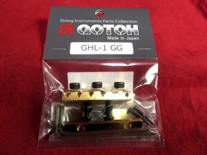 ★新品セール/最安値★GOTOH／GHL-1-GG／43mm ロックナット・パーツフルセット◆国産 高精度 FRT/フロイドローズ G/ゴールド レスポール/LP