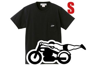 SUPER HEAVY WEIGHT スピードアディクト POCKET T-shirt BLACK S/黒厚手生地ポケteegoodwearグッドウエアcamberキャンバーマックスウェイト