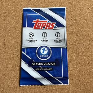 2022/23 topps 1st edition UEFA champions league europa 未開封　pack 1パック